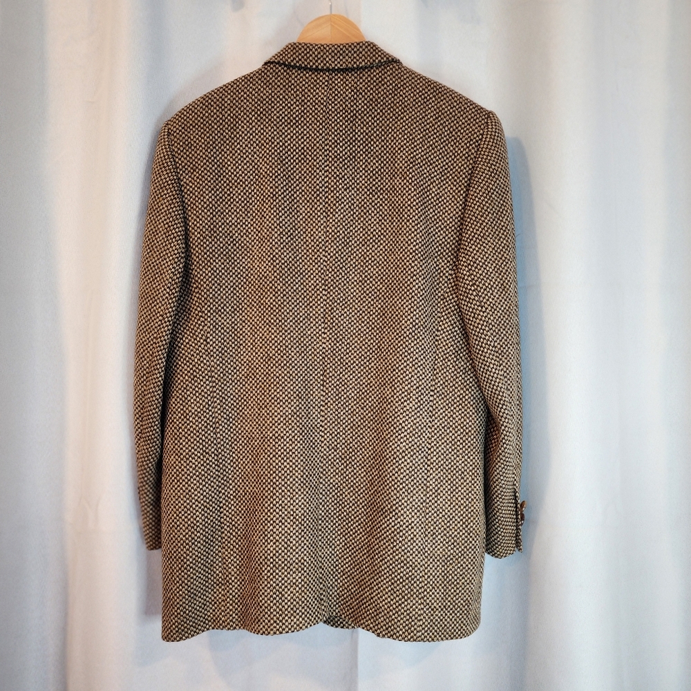 Vintage Women's 10 Basler 100% Lambswool Blazer Brown Single Breasted Pocketed - Picture 5 of 14